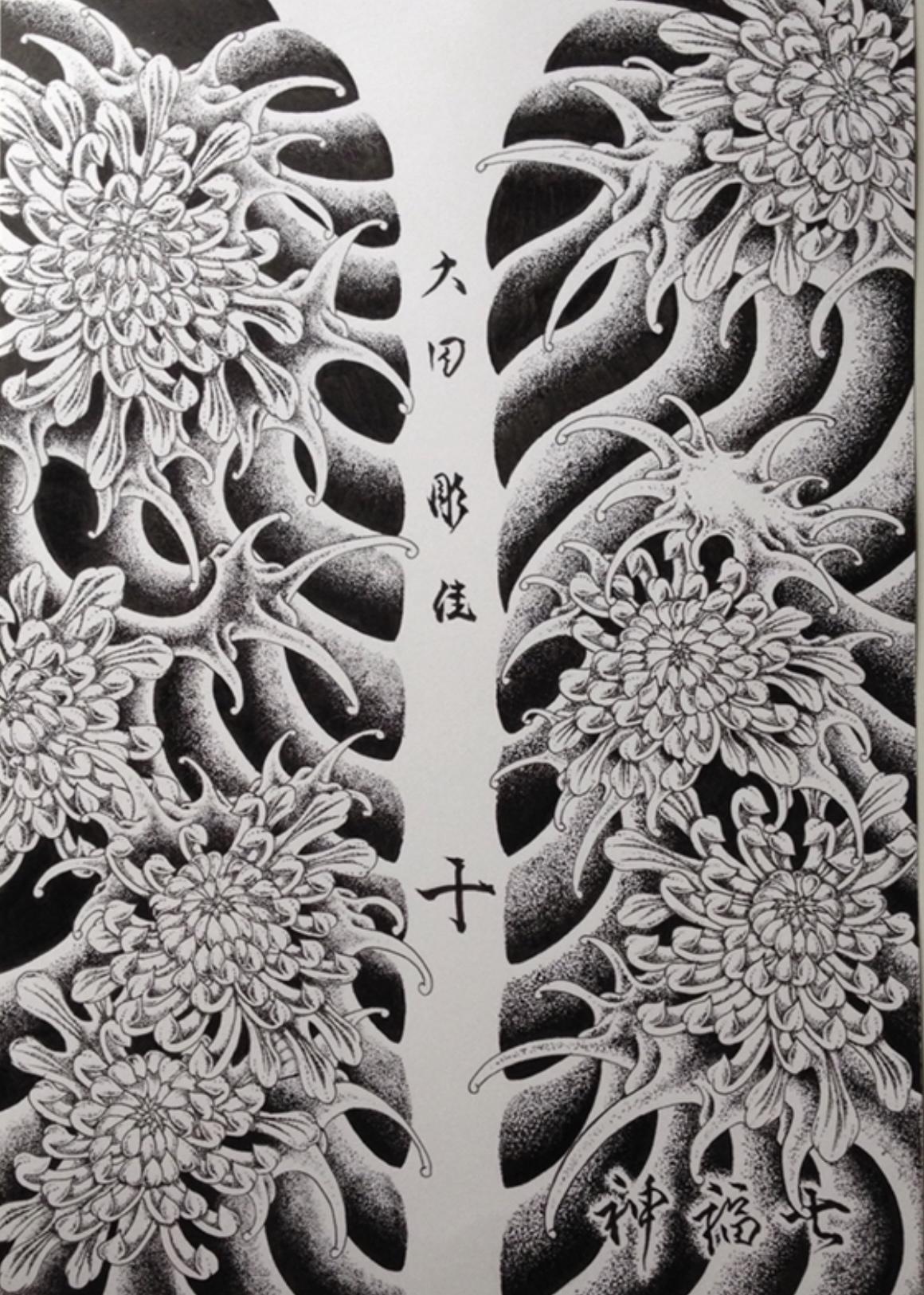 特大絵画　彫り師アーティストマナ　一点物 絵画の通販、購入ならFROM ARTIST/作家名：大田 彫佳