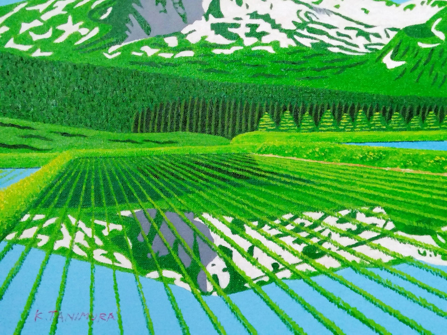 鳥海山と水田2 - FROM ARTIST