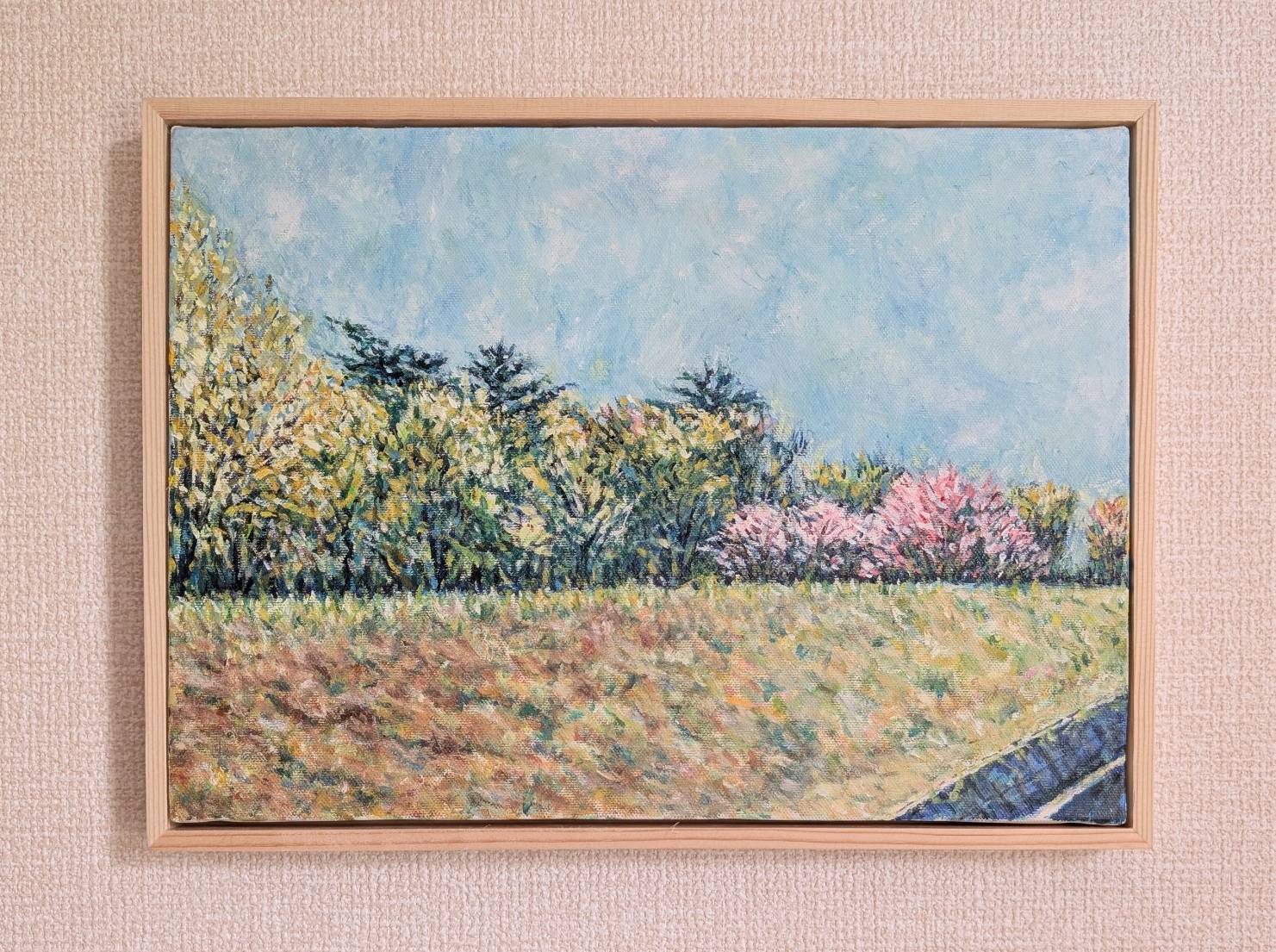 森の絵画「小春ブナ森」 絵画の通販、購入ならFROM ARTIST/作品名：春の森2(Forest in Spring 2