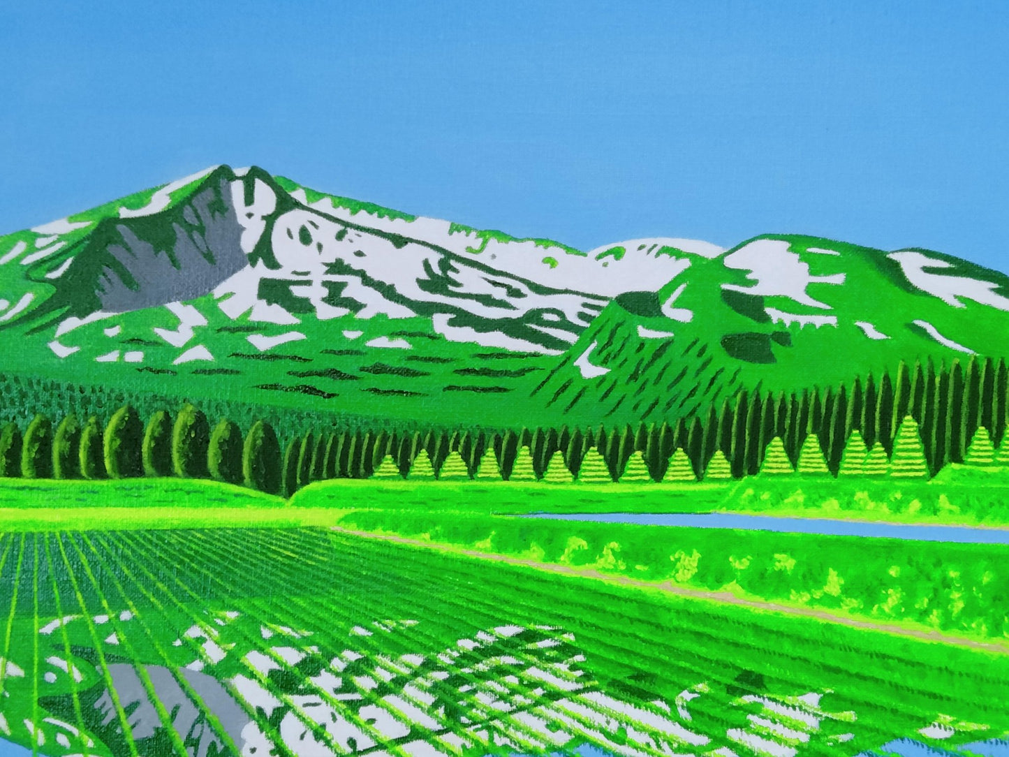鳥海山と水田3 - FROM ARTIST