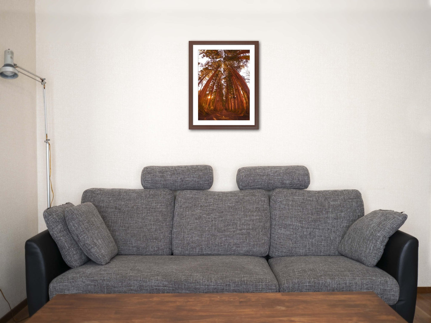 【額付アート写真/A3ノビ】SACRED ROAD IN ORANGE(オレンジの神聖なる道) - FROM ARTIST