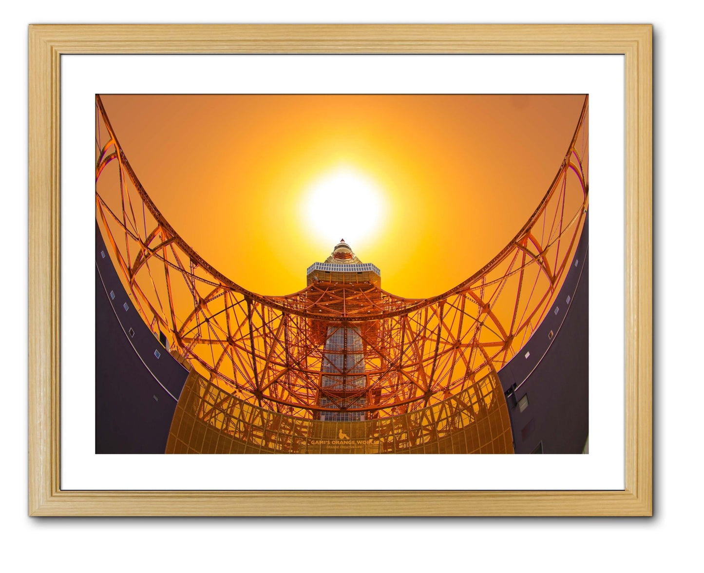 【額付アート写真/A3ノビ】The sun and Tokyo Tower(太陽と東京タワー) - FROM ARTIST
