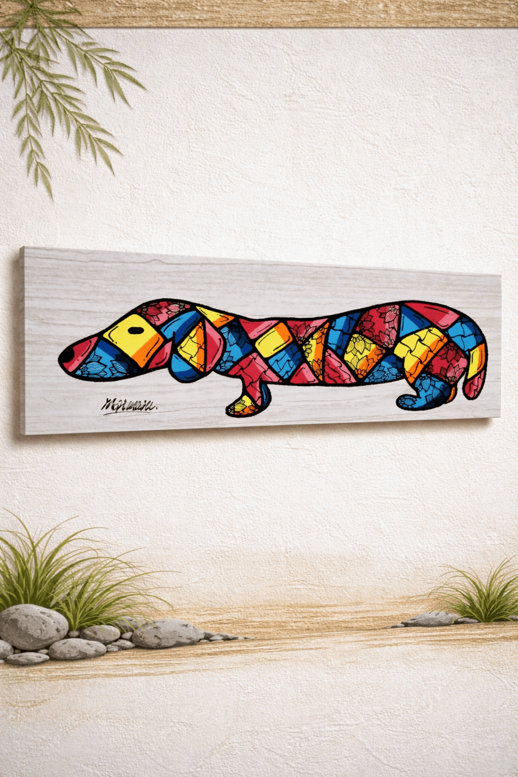 Colorful Dachshund - FROM ARTIST