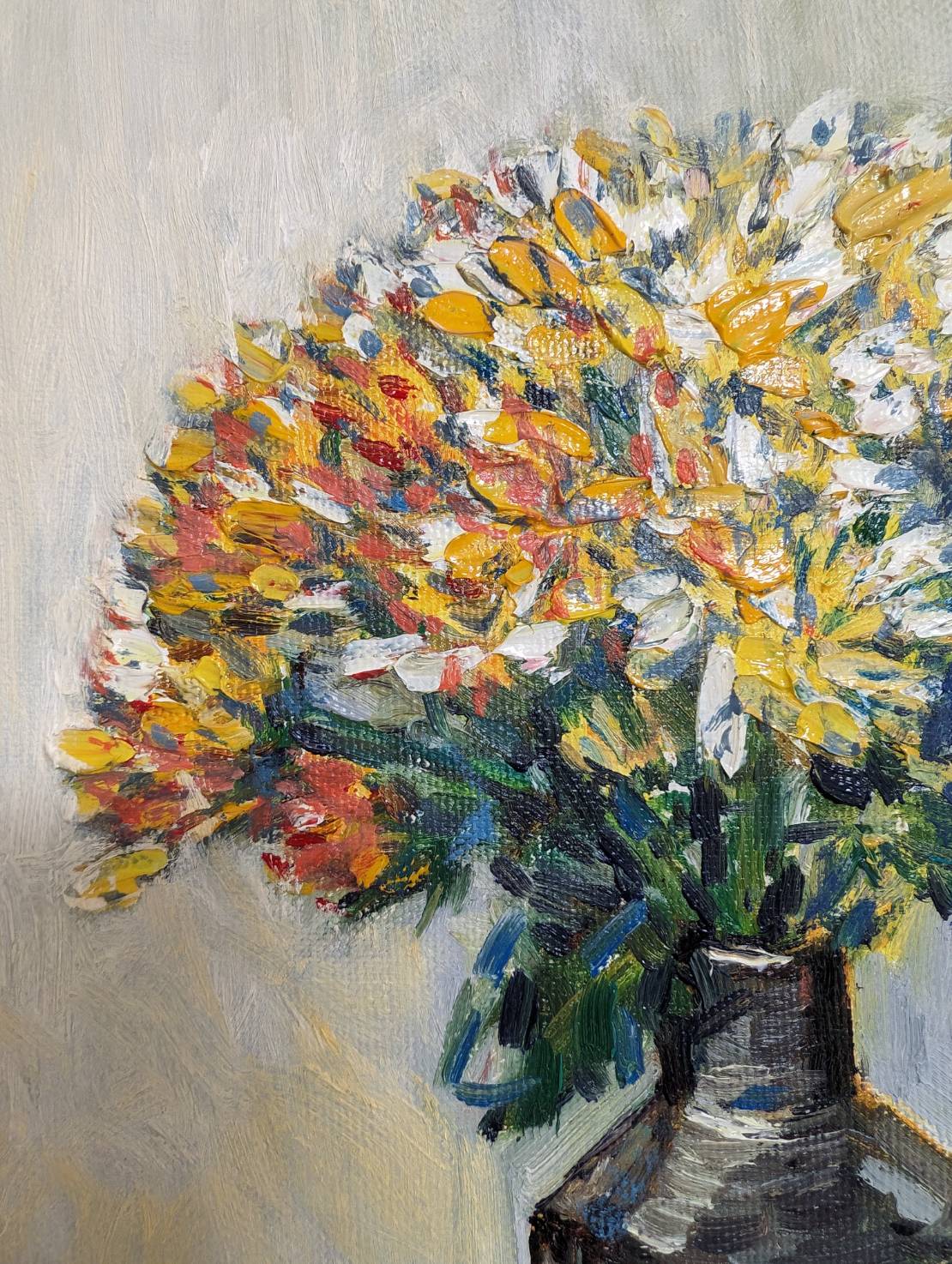 『畑の恵み 〜食用菊〜 (Edible chrysanthemum from the kitchen garden)』 - FROM ARTIST