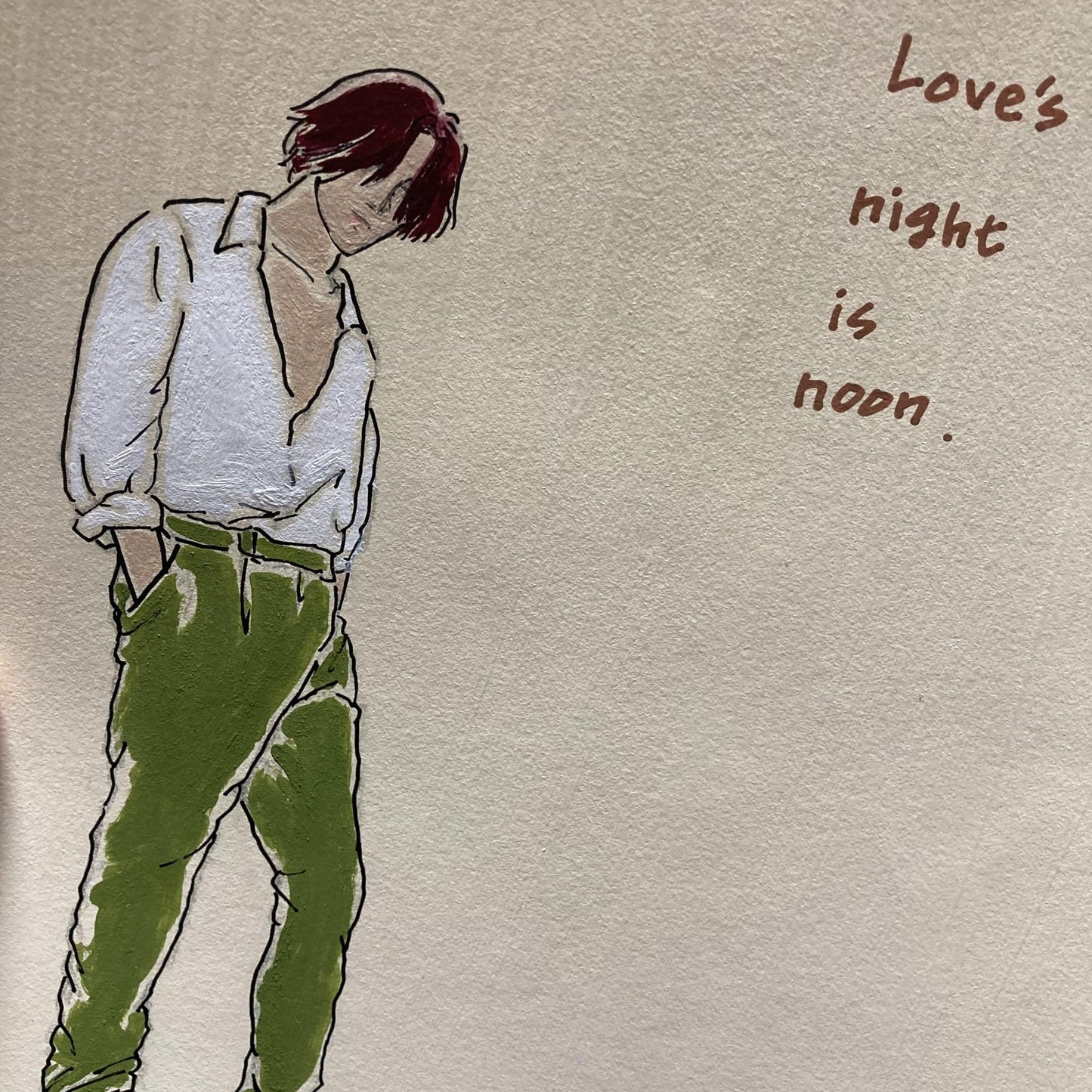 Love's night is noon. - FROM ARTIST
