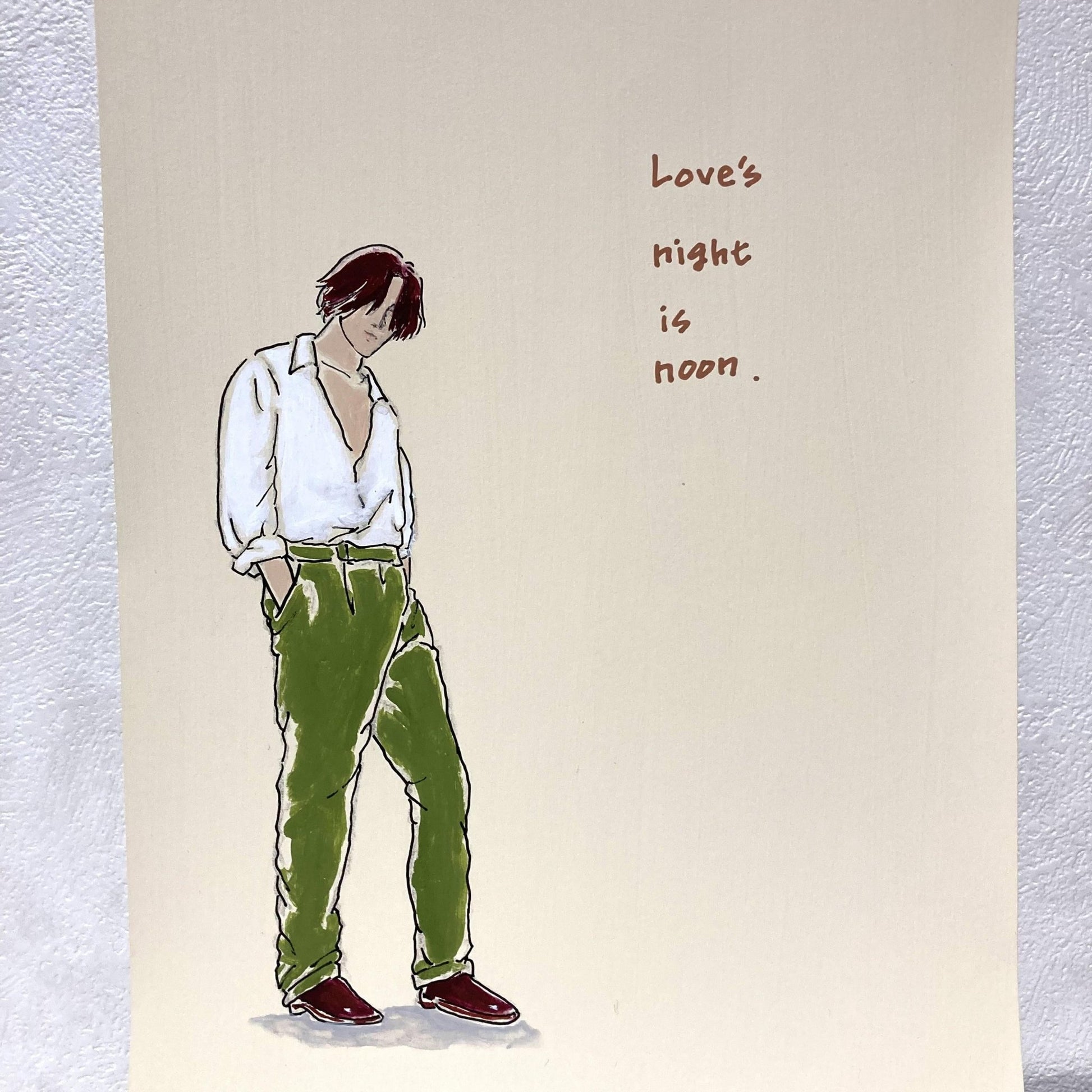Love's night is noon. - FROM ARTIST