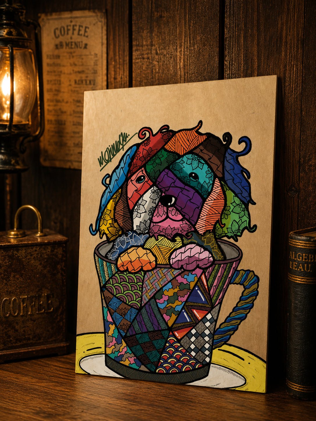 Our teacup poodle - FROM ARTIST