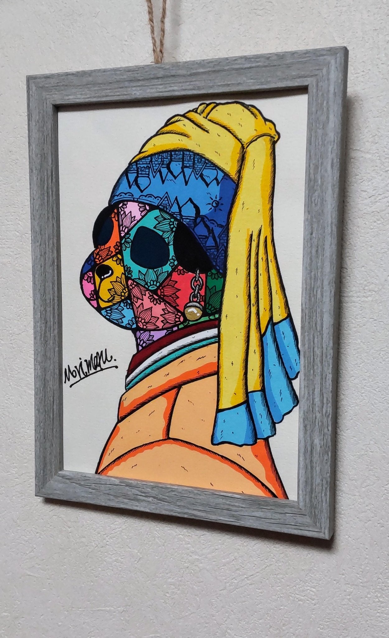 Panda with a pearl earning - FROM ARTIST