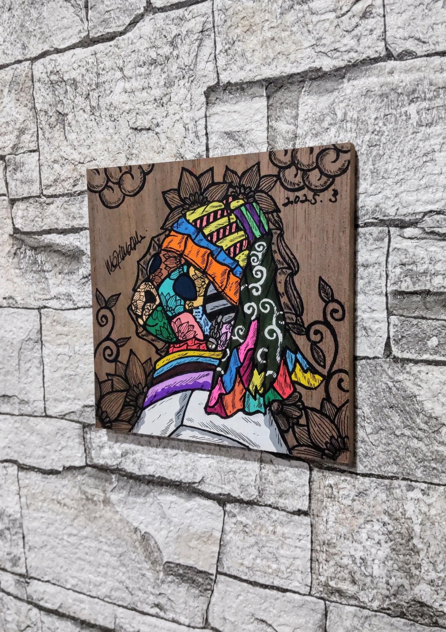 Panda with a pearl earring 2 - FROM ARTIST