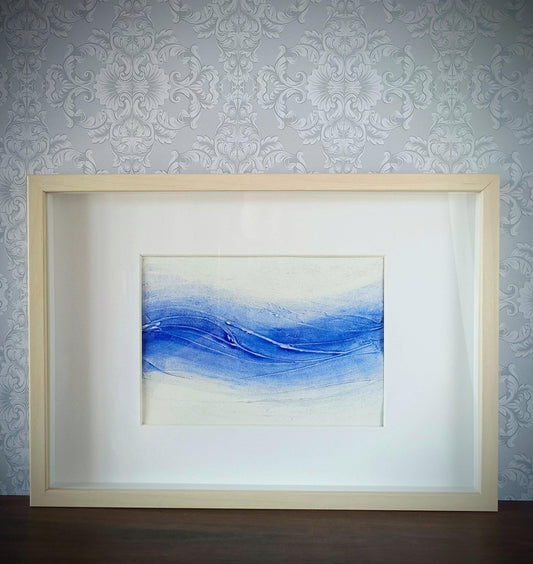 切り取られた波 青い流れと水の記憶 ヨコ - FROM ARTIST