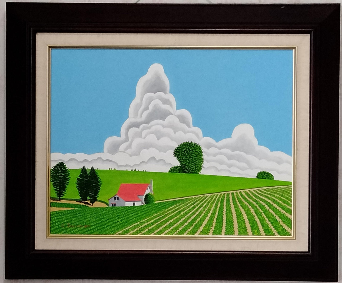 美瑛 夏雲と赤い屋根の家 - FROM ARTIST