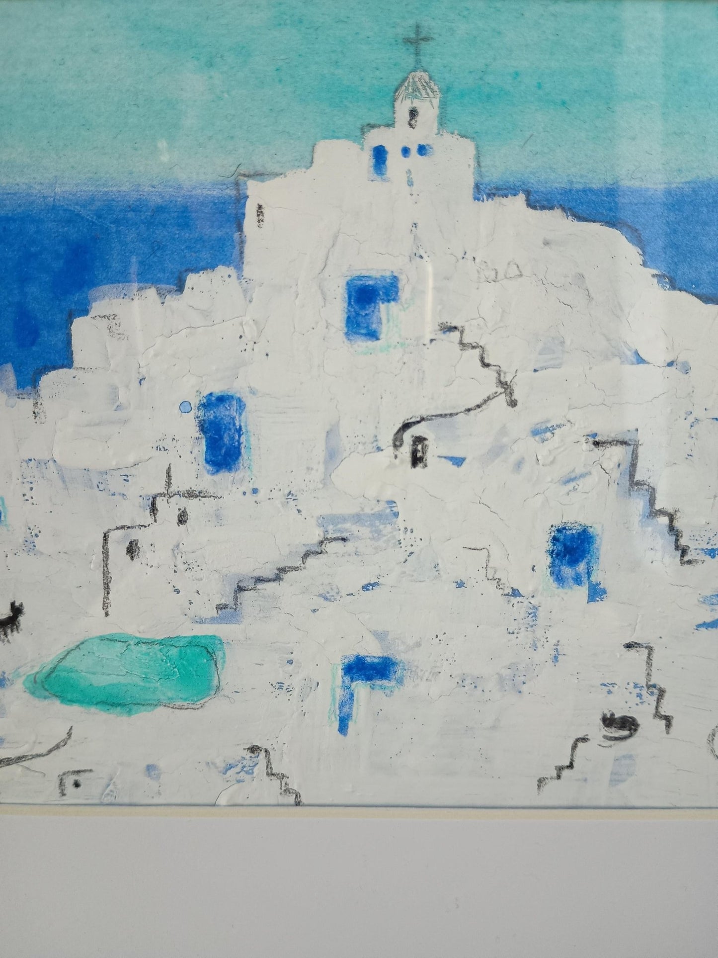 青い海とギリシアの街 サントリーニ - FROM ARTIST