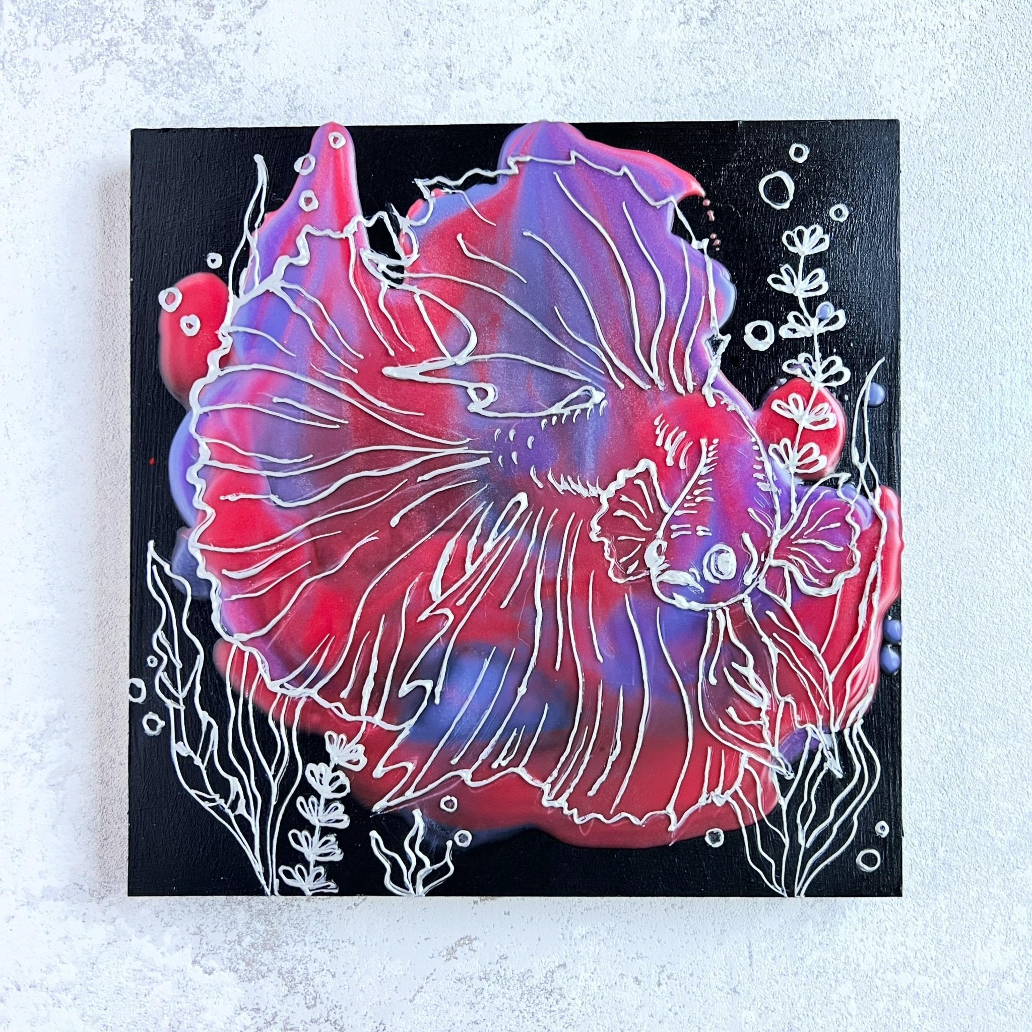 絵画「炸裂」 絵画の通販、購入ならFROM ARTIST/作品名：麗魚、悠久のドレス/作家名