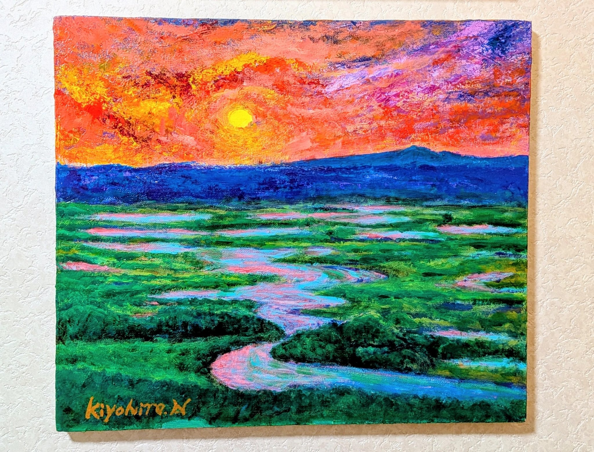 釧路湿原の夕日 – FROM ARTIST