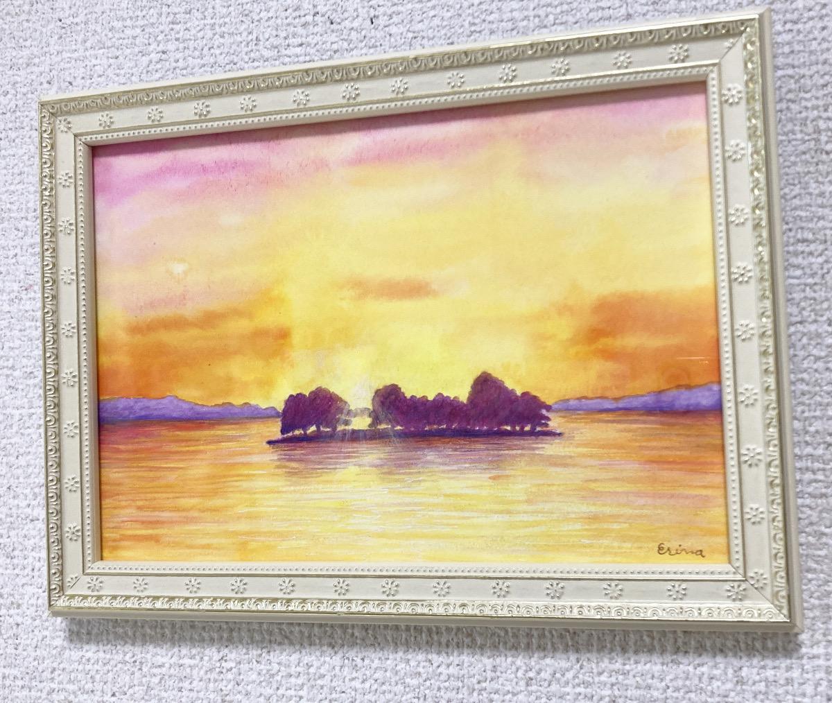 絵画の通販、購入ならFROM ARTIST/作品名：宍道湖の夕陽/作家名：陽