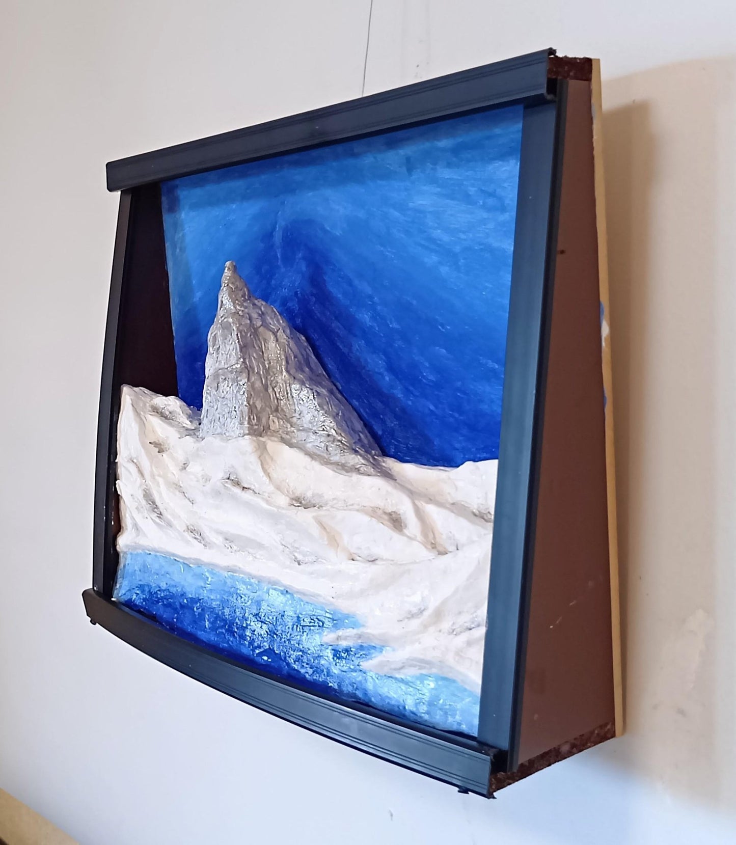 立体絵画「冬のマッターホルン」 - FROM ARTIST