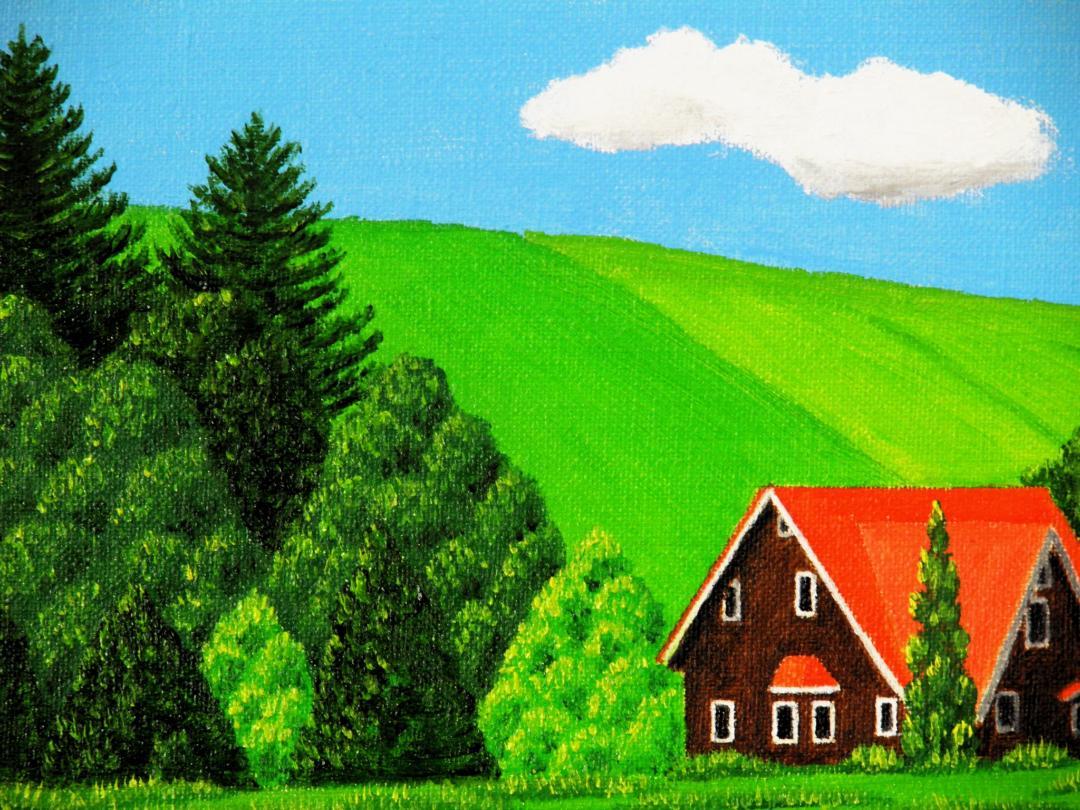 美瑛.赤い屋根の家 - FROM ARTIST