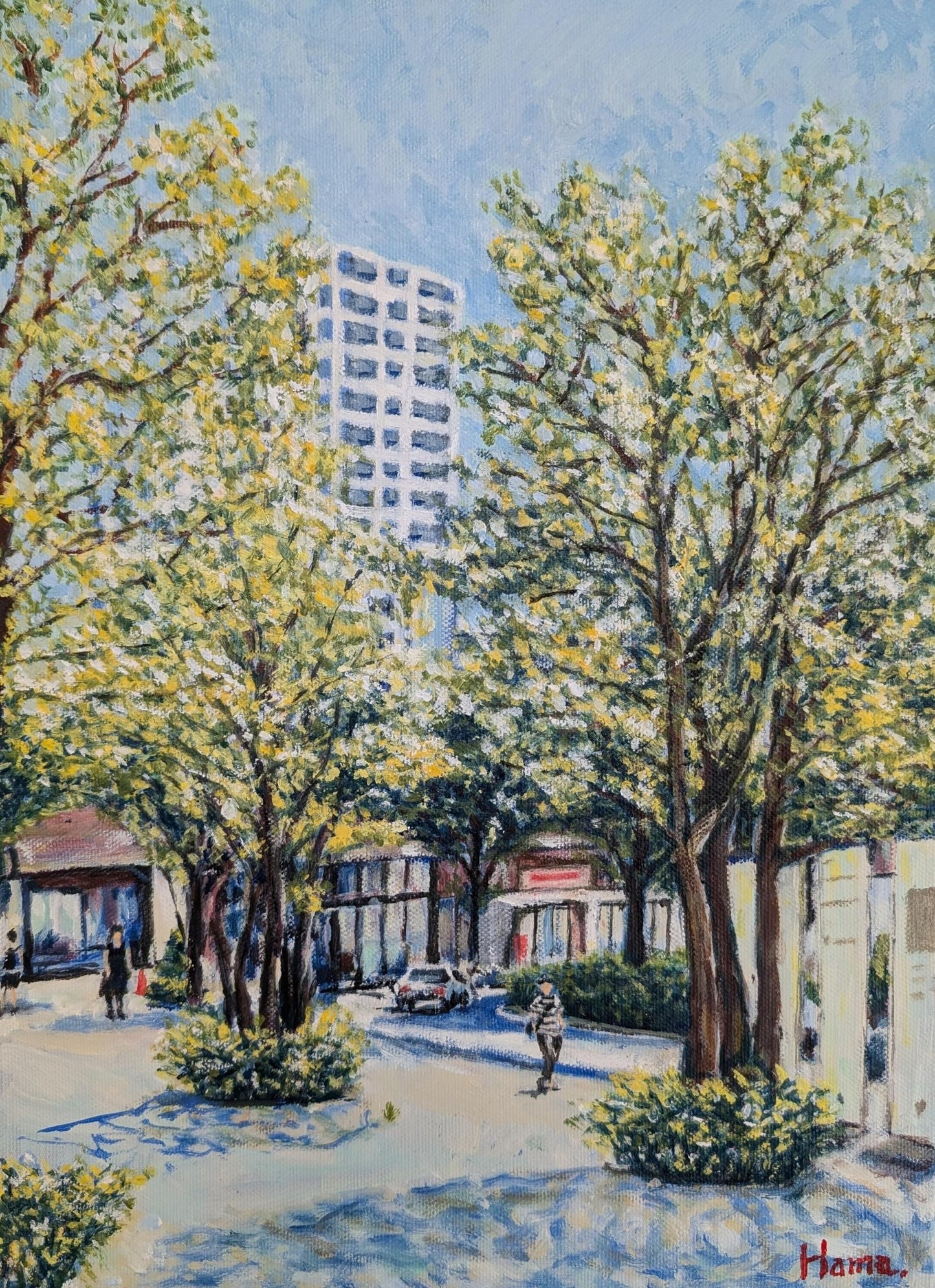 『晴れた午後、街角で(Sunny afternoon on the street)』 - FROM ARTIST