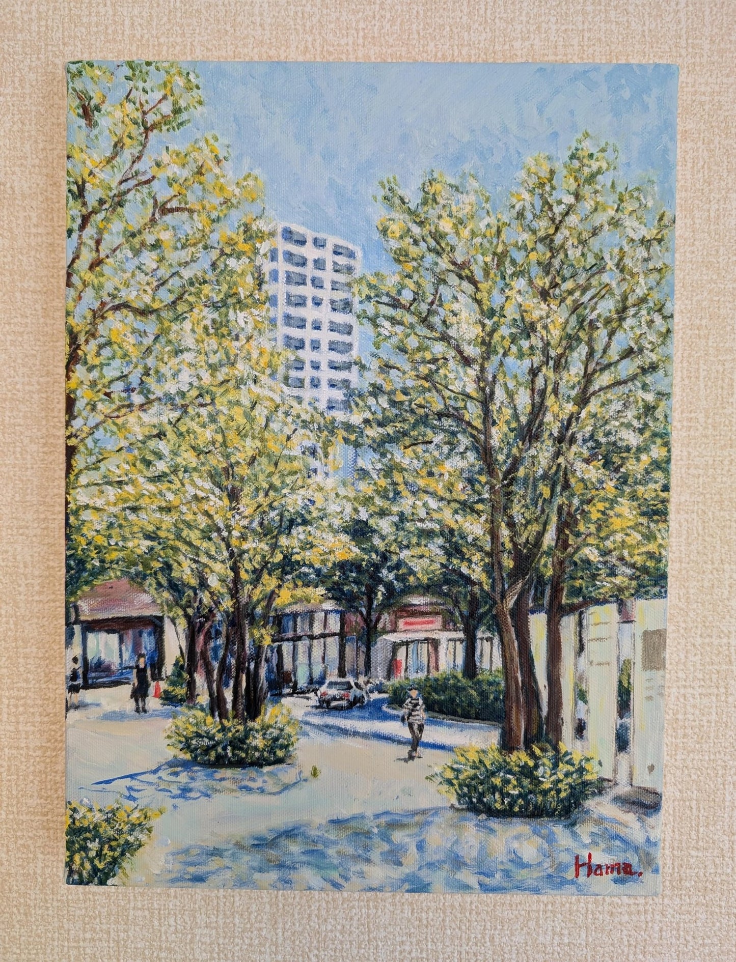 『晴れた午後、街角で(Sunny afternoon on the street)』 - FROM ARTIST