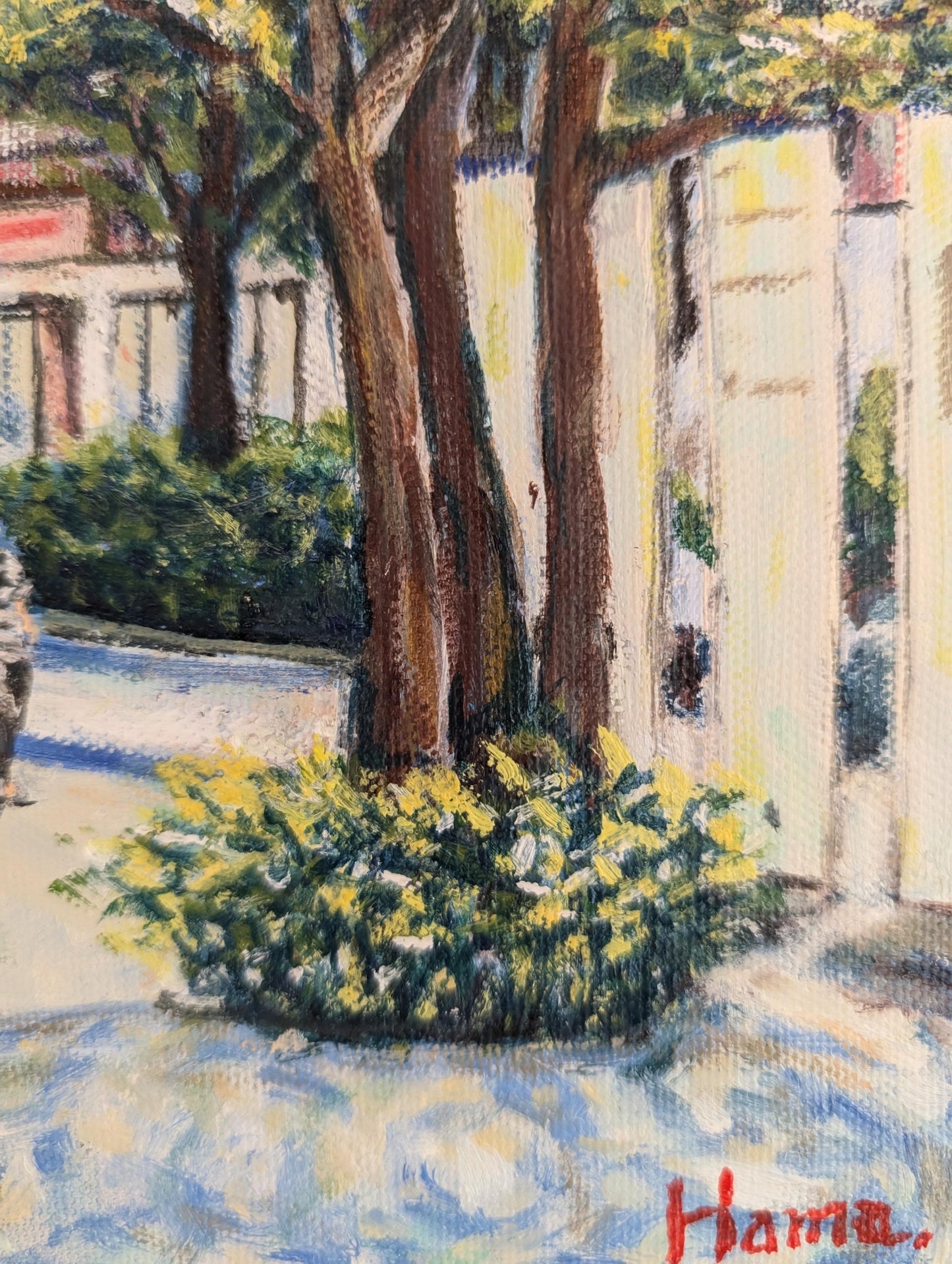 『晴れた午後、街角で(Sunny afternoon on the street)』 - FROM ARTIST