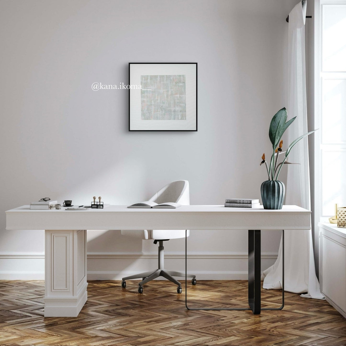 The modern spring greenery - frame - FROM ARTIST