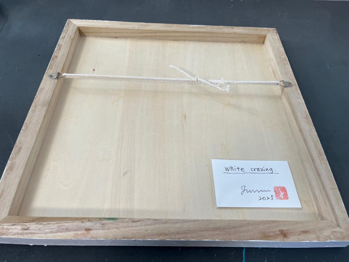 white crazing - FROM ARTIST