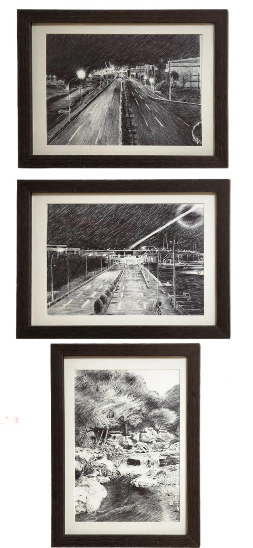 ボールペン風景画3点セット - FROM ARTIST