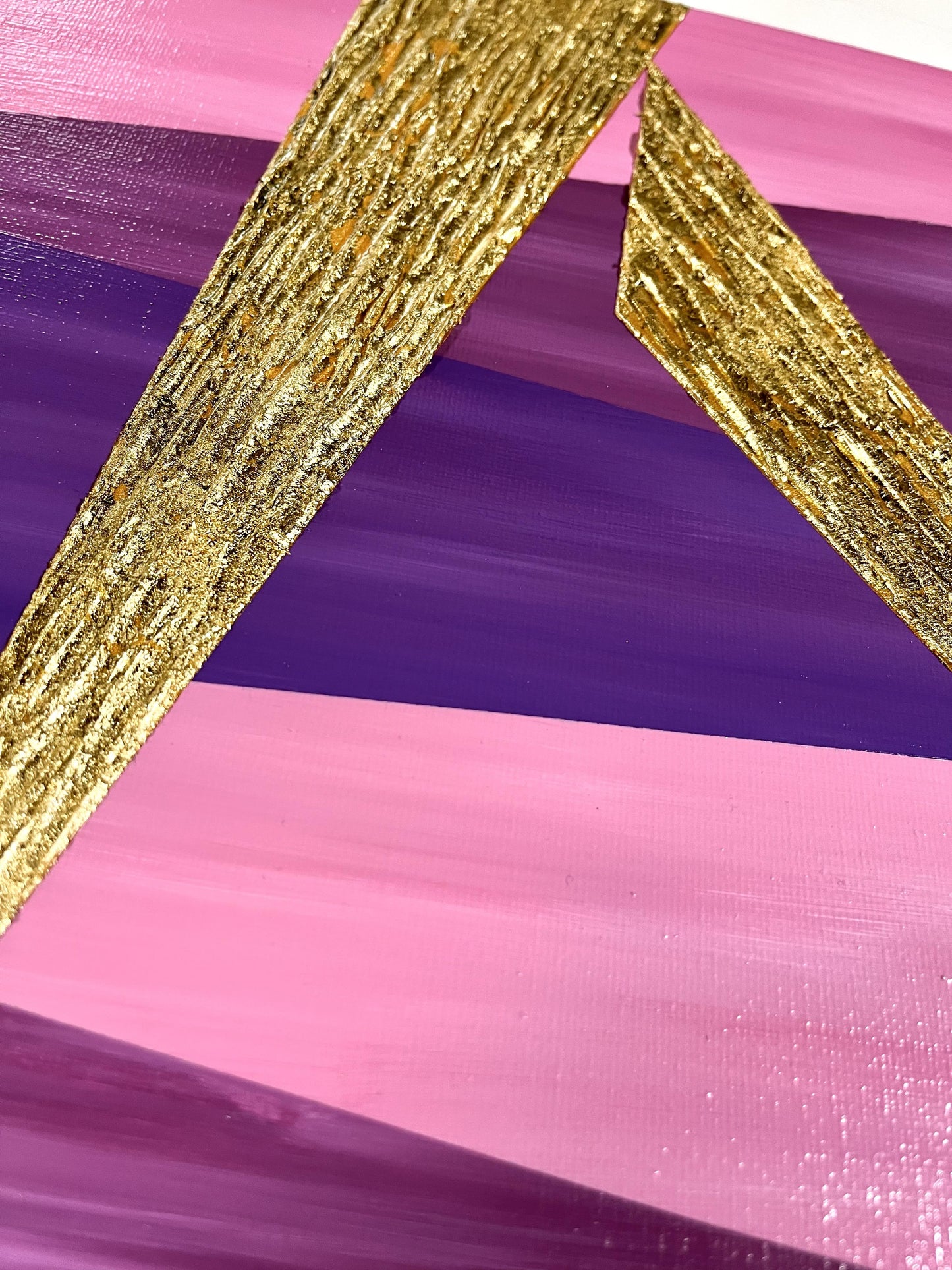 3 triangle (gold-pink) - FROM ARTIST