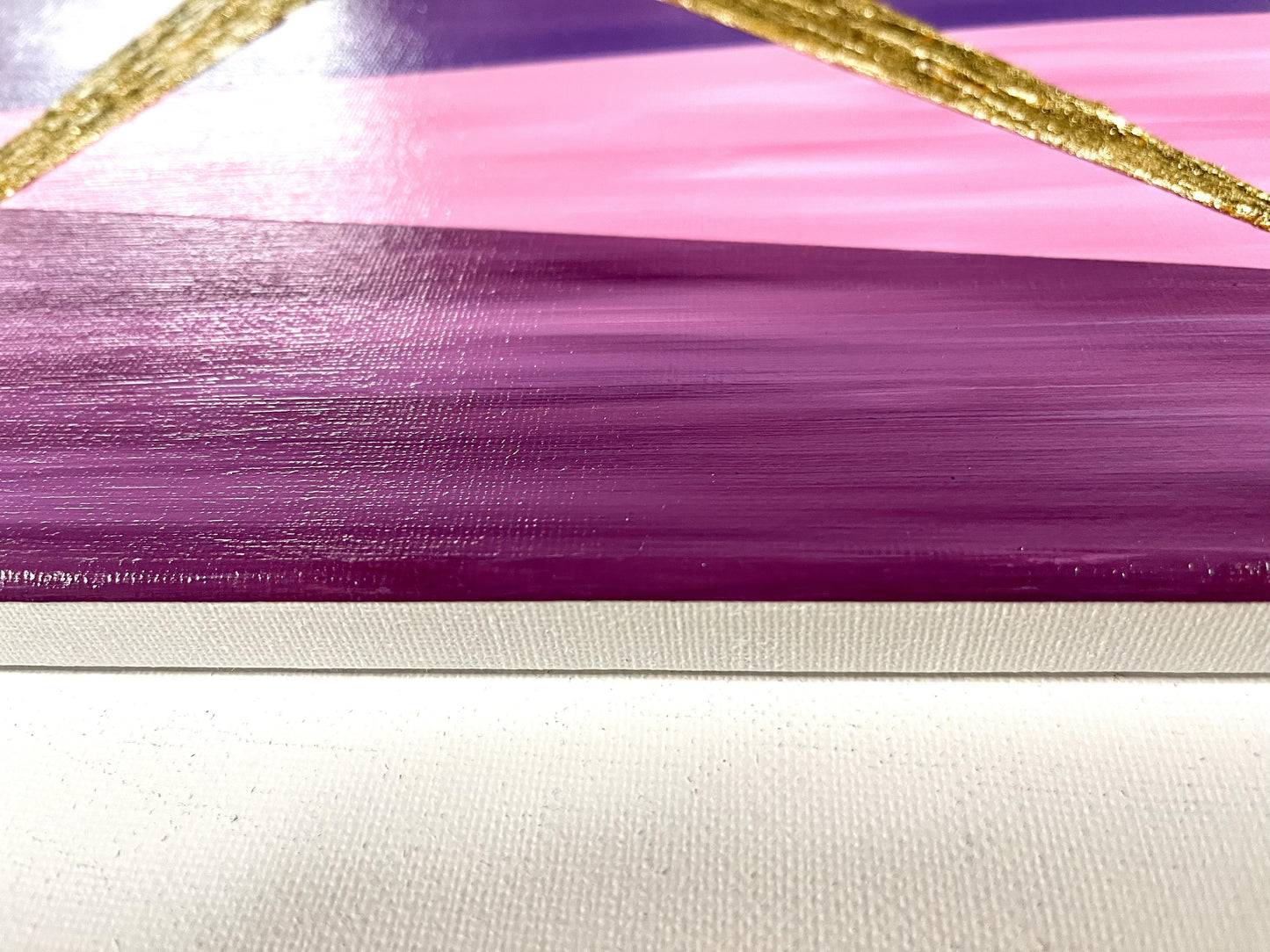 3 triangle (gold-pink) - FROM ARTIST