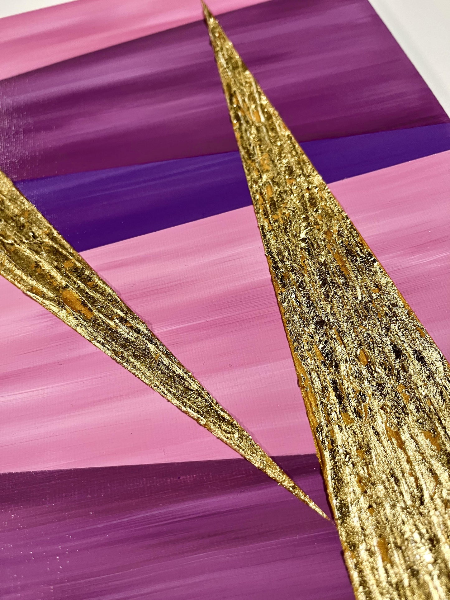 3 triangle (gold-pink) - FROM ARTIST