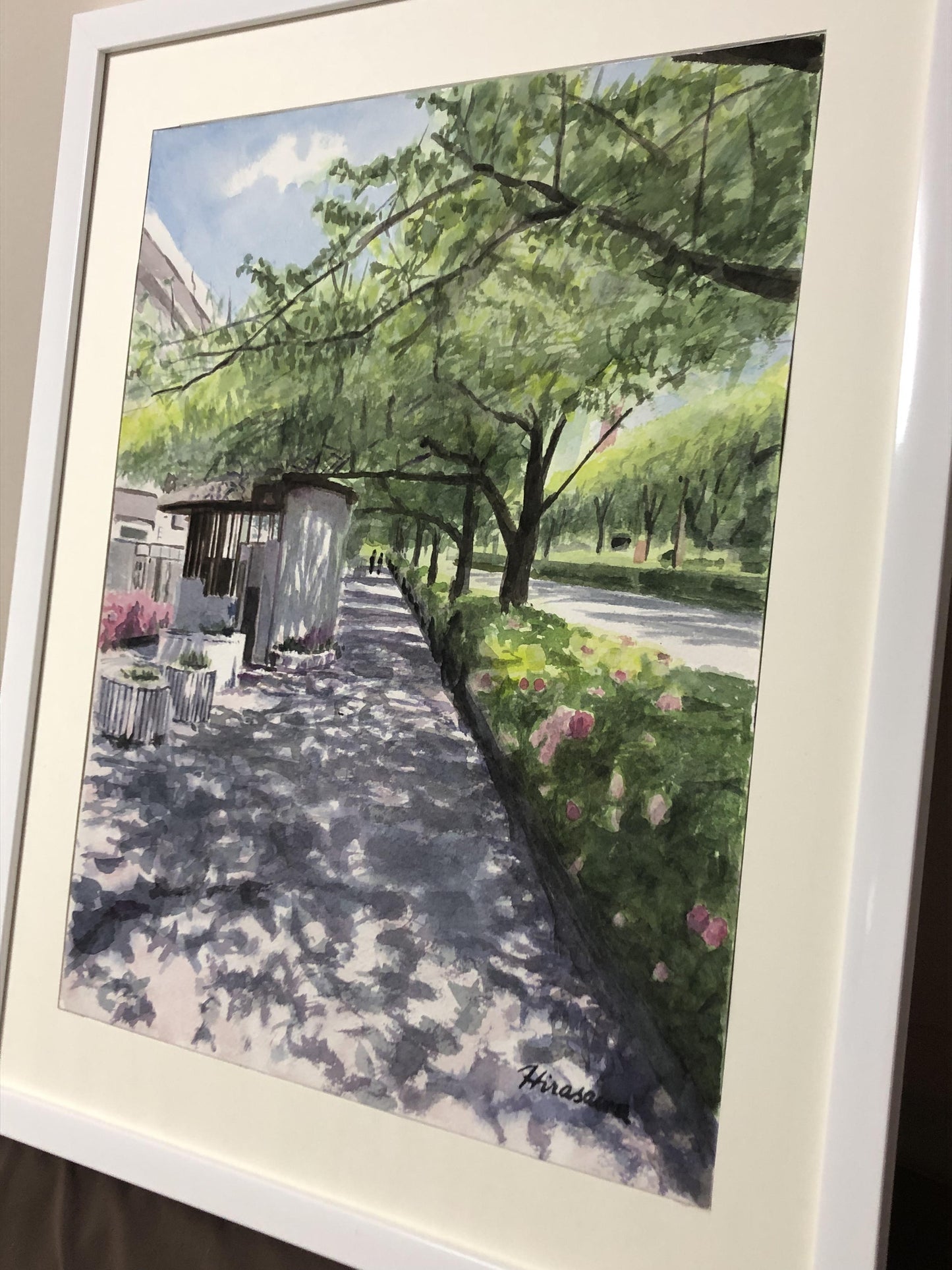 新緑の5月 桜通りの歩道 - FROM ARTIST