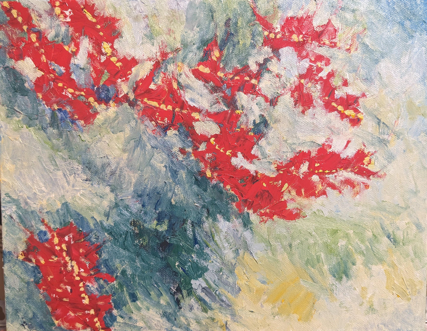 『ブラシの木 〜初夏の色〜(A bottlebrush tree 〜colours of this early summer〜)』 - FROM ARTIST