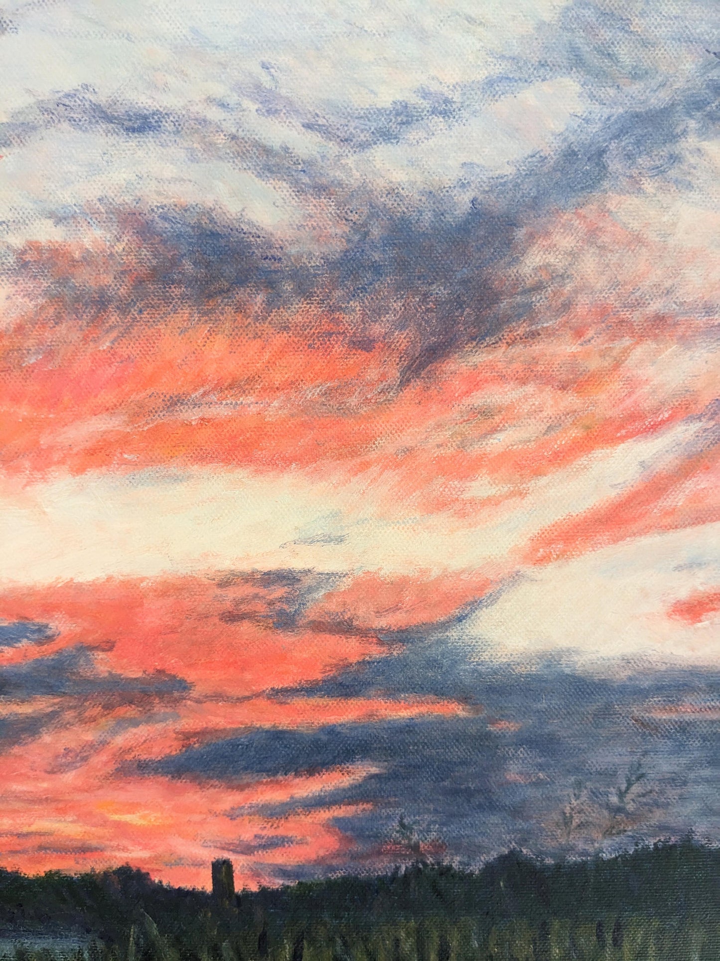 『燃えるような夕日(Burning sunset)』 - FROM ARTIST