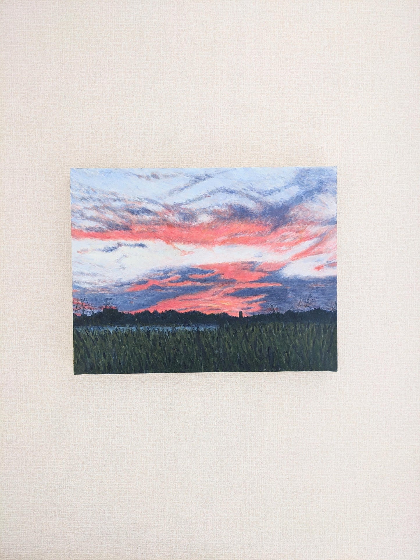 『燃えるような夕日(Burning sunset)』 - FROM ARTIST