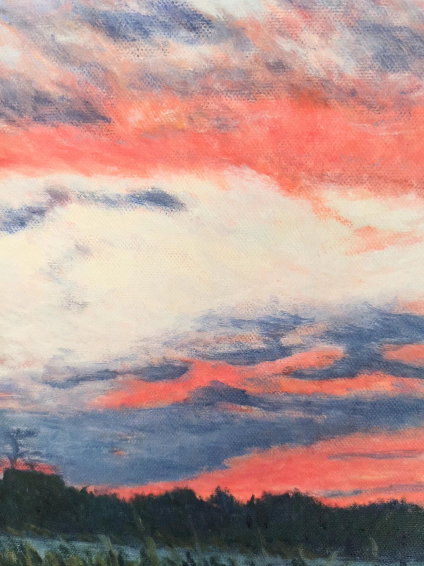 『燃えるような夕日(Burning sunset)』 - FROM ARTIST