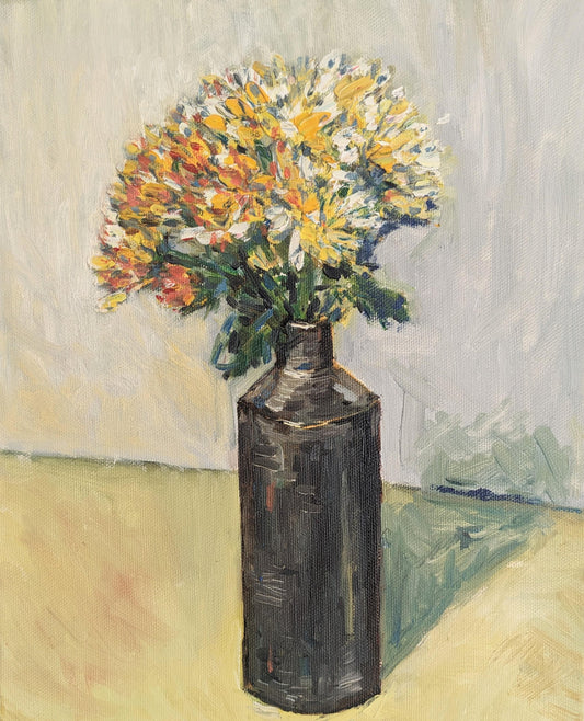 『畑の恵み 〜食用菊〜 (Edible chrysanthemum from the kitchen garden)』 - FROM ARTIST