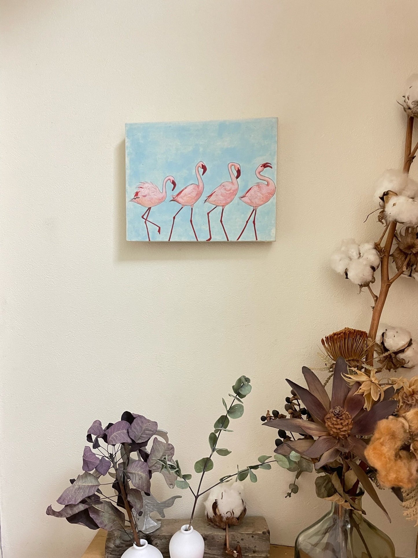 干支シリーズ-酉年 Flamingos March - FROM ARTIST