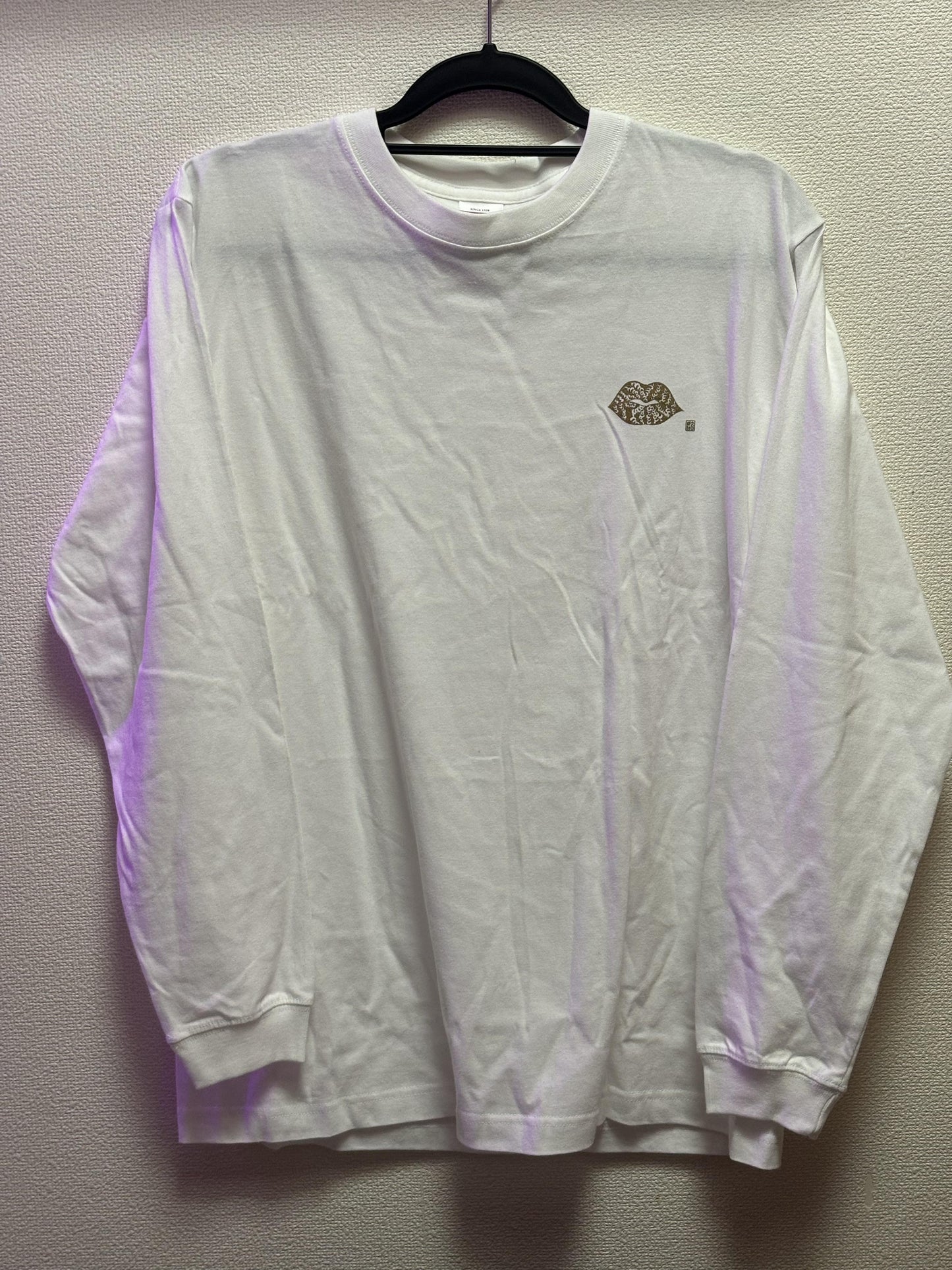 LIP long t-shirt WHITE(M) - FROM ARTIST