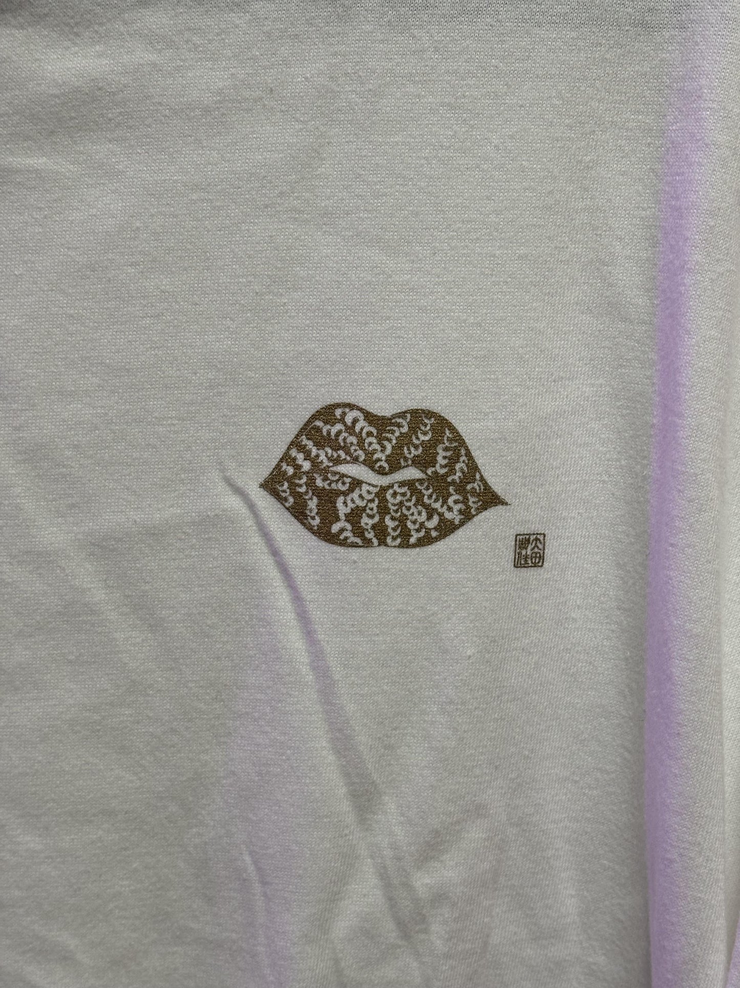 LIP long t-shirt WHITE(M) - FROM ARTIST