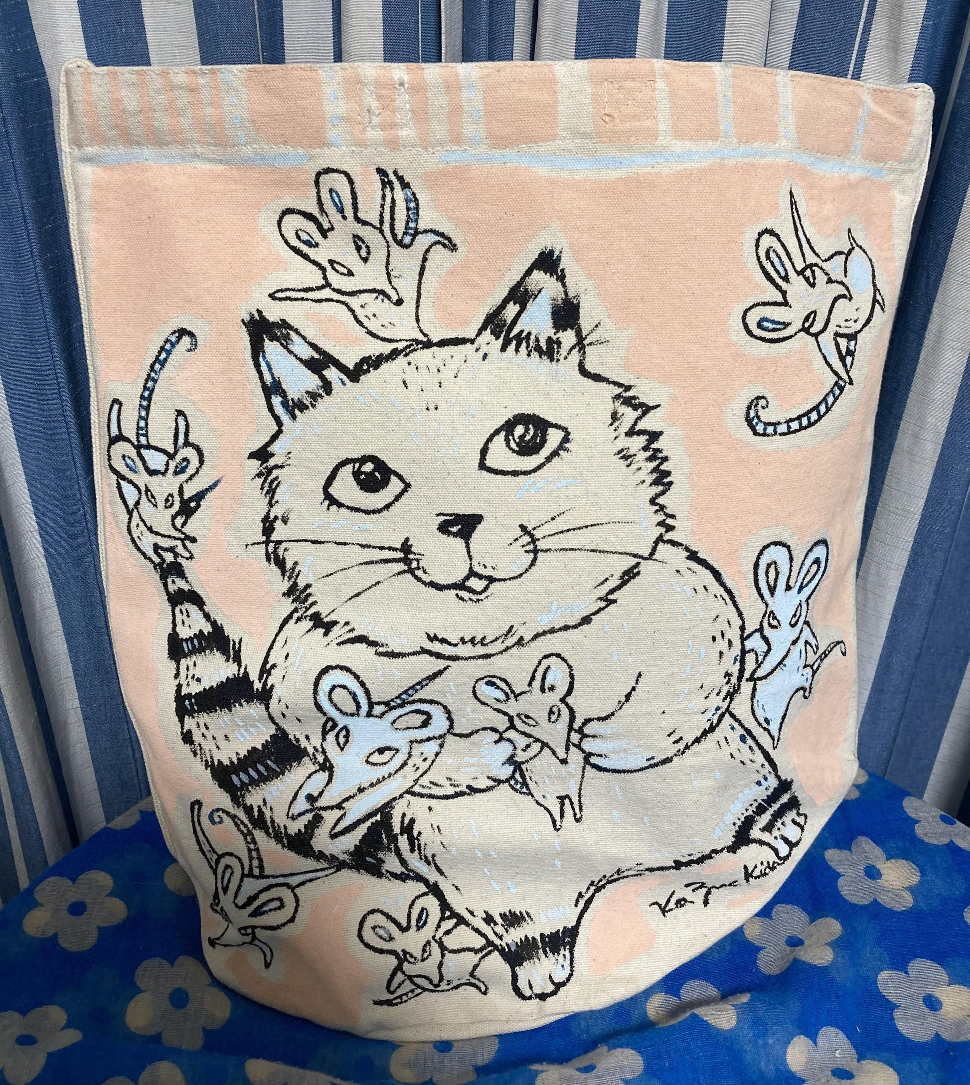 ワンショルダーバック(猫とねずみ) - FROM ARTIST