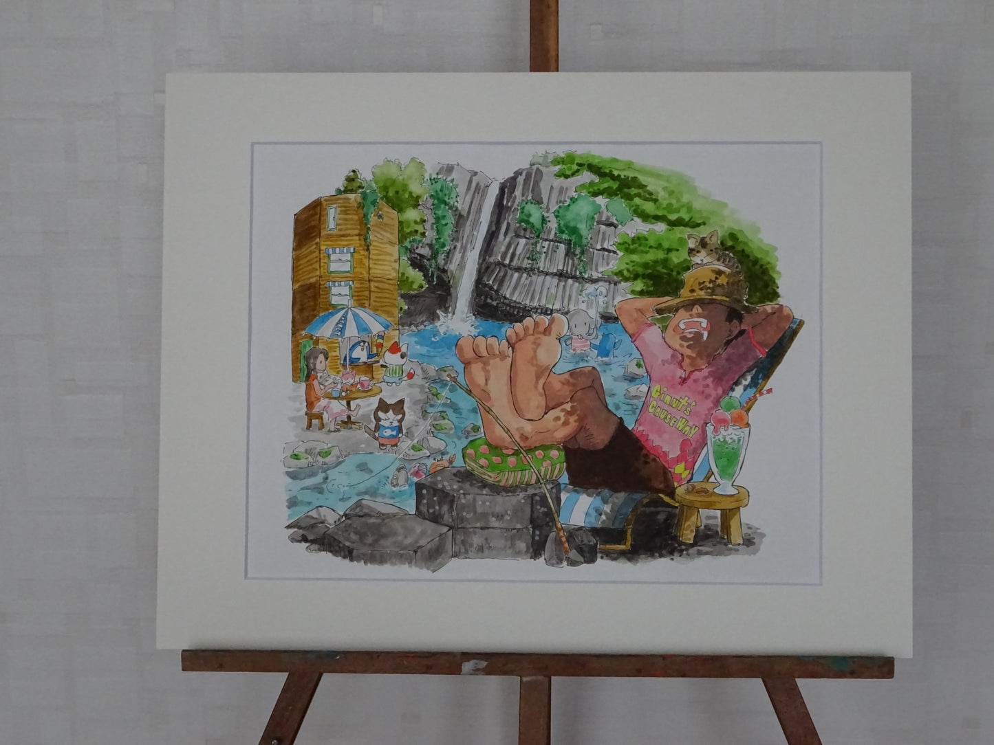 川辺のシエスタ 浄蓮の滝の柱状節理とともに - FROM ARTIST