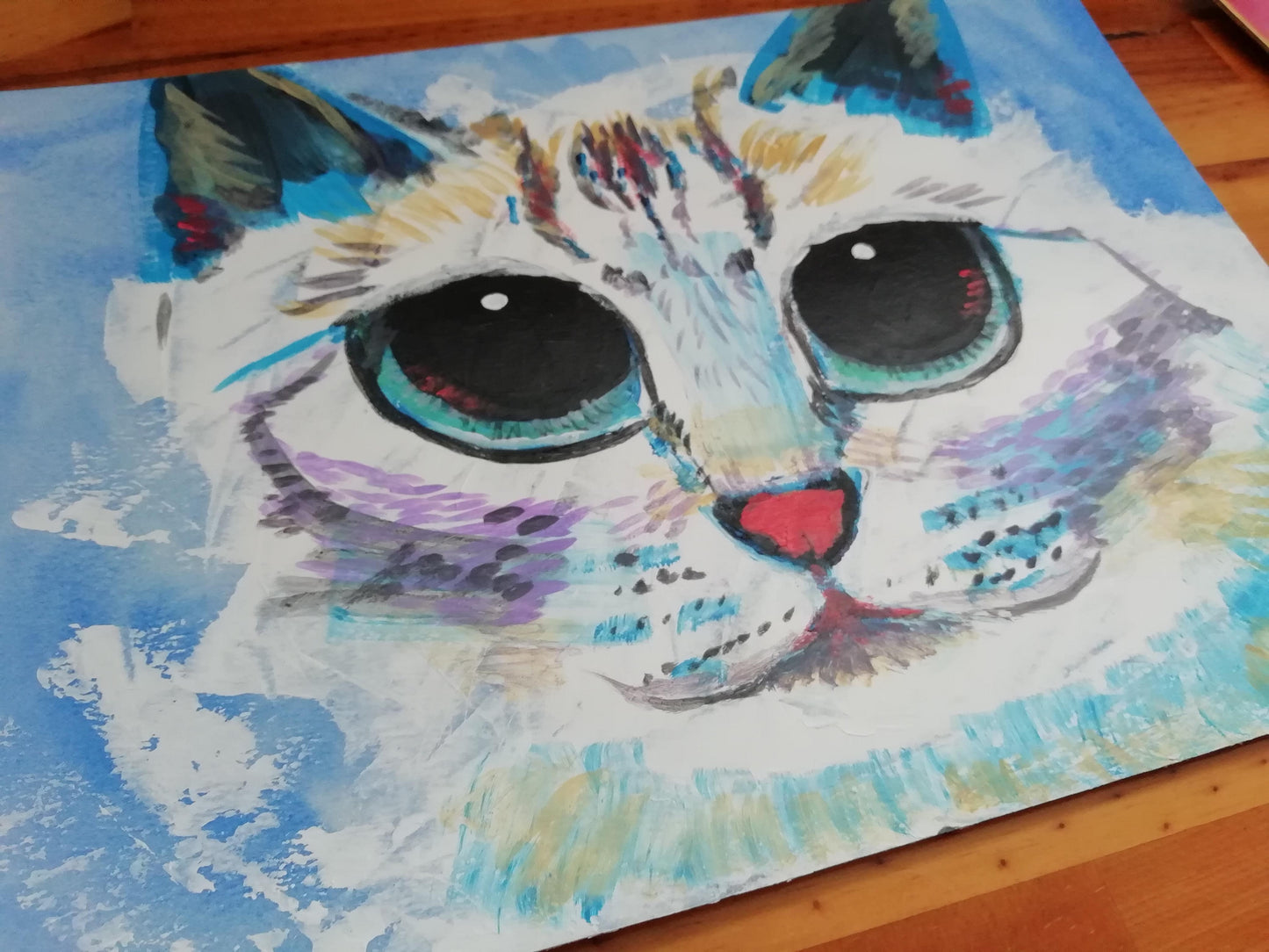 こちらを見る猫 - FROM ARTIST 動物 medium しろまろ