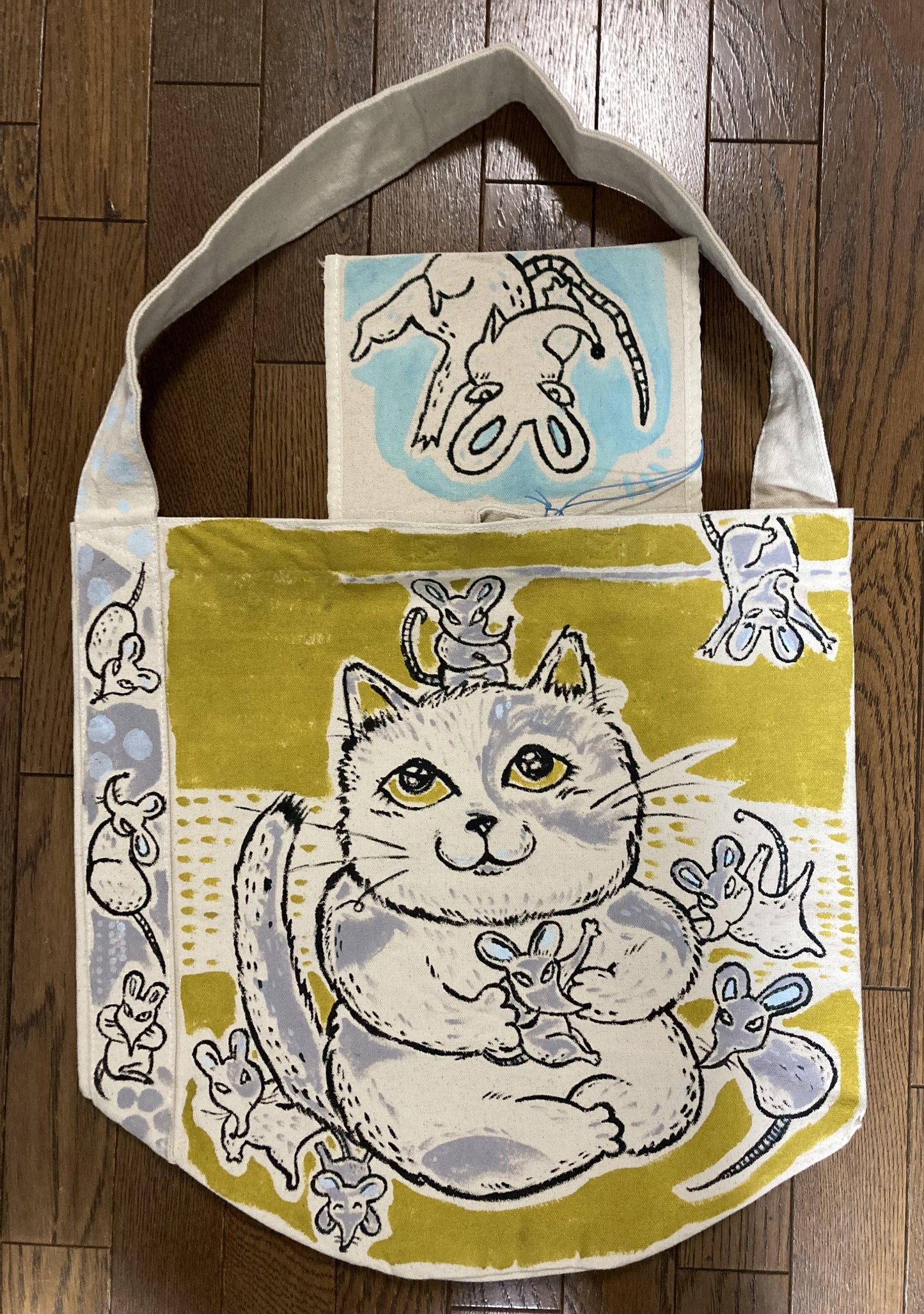 ワンショルダーバック(猫とねずみ) - FROM ARTIST