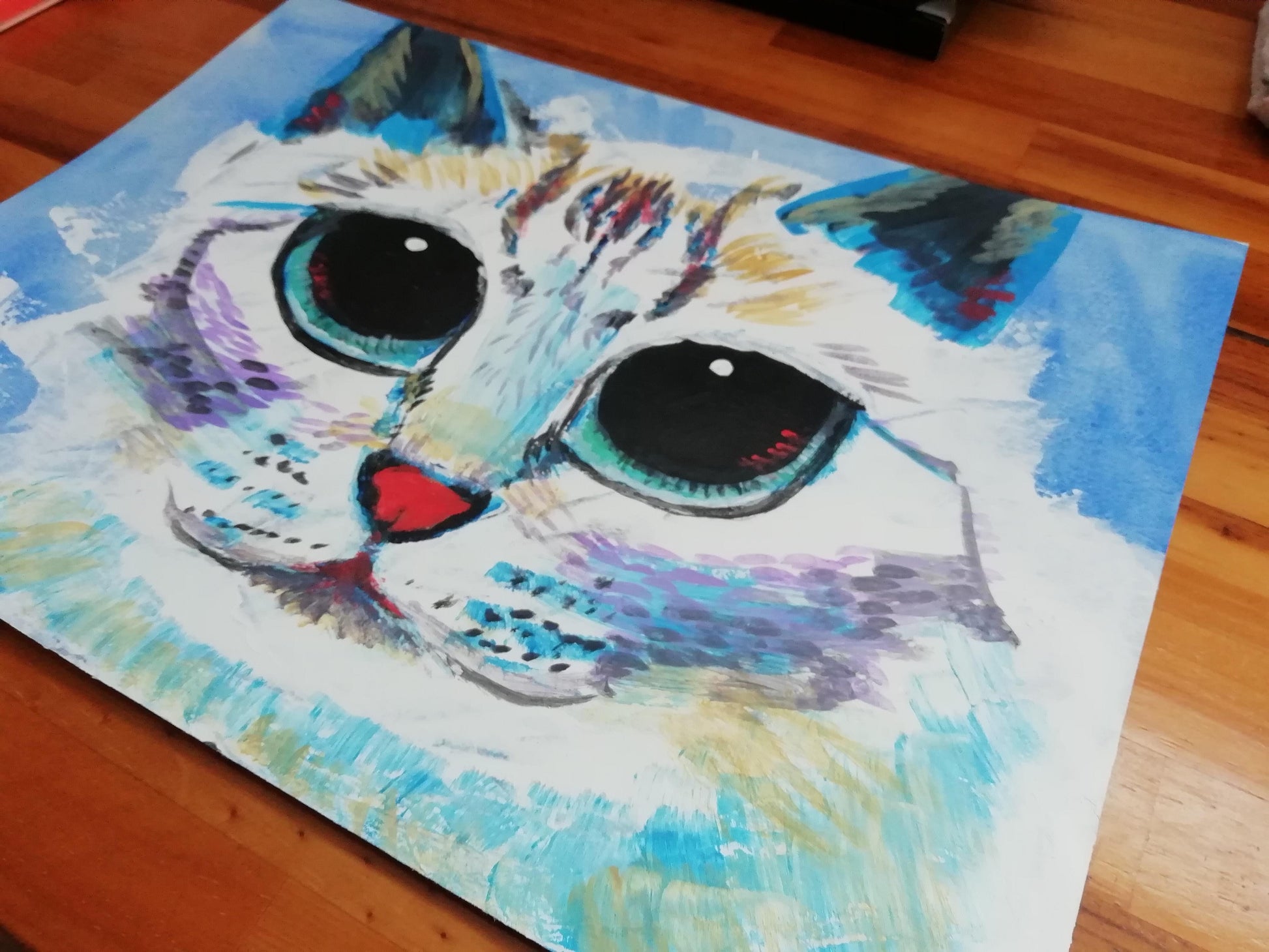 こちらを見る猫 - FROM ARTIST 動物 medium しろまろ