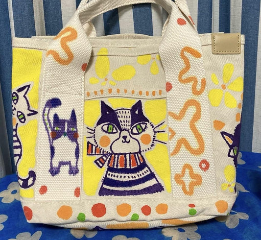 猫 ねこ ネコまみれ~~ミニトートバック - FROM ARTIST