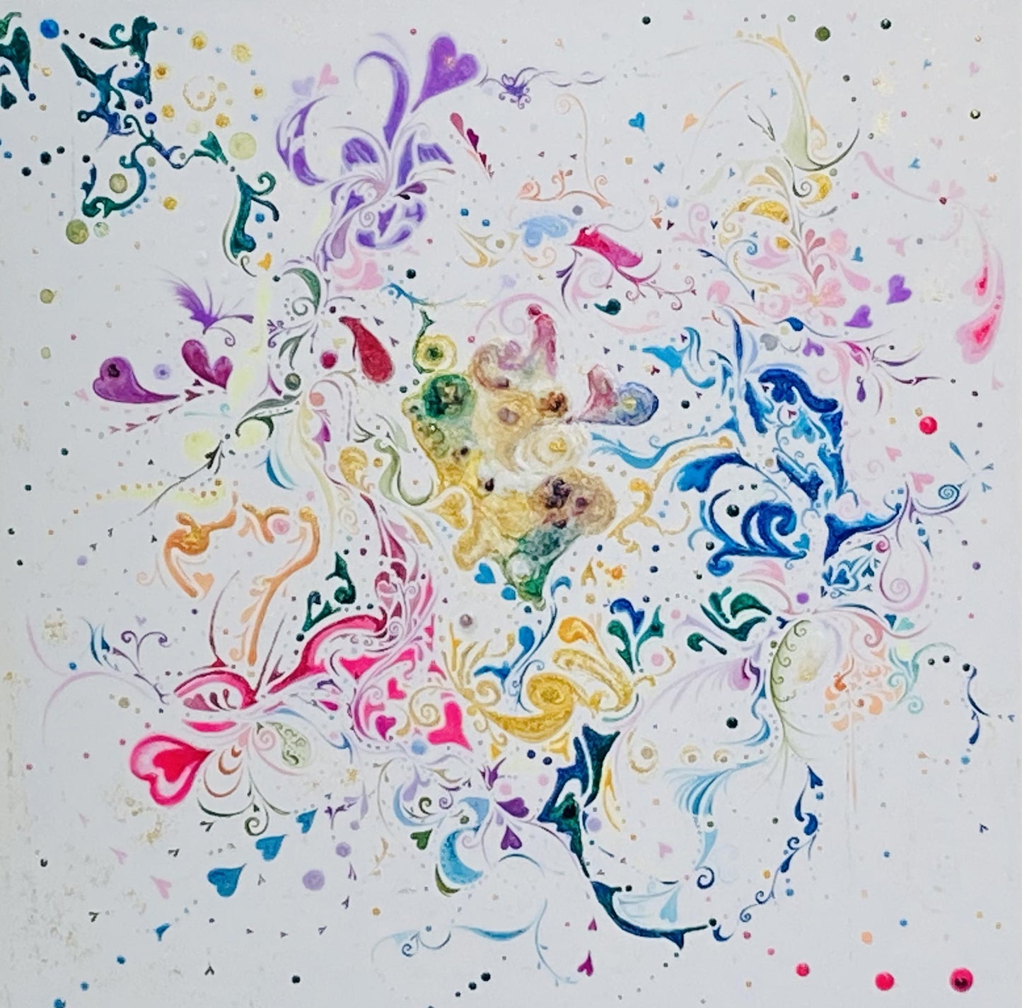 愛と光の絵 "what a wondafur world" - FROM ARTIST