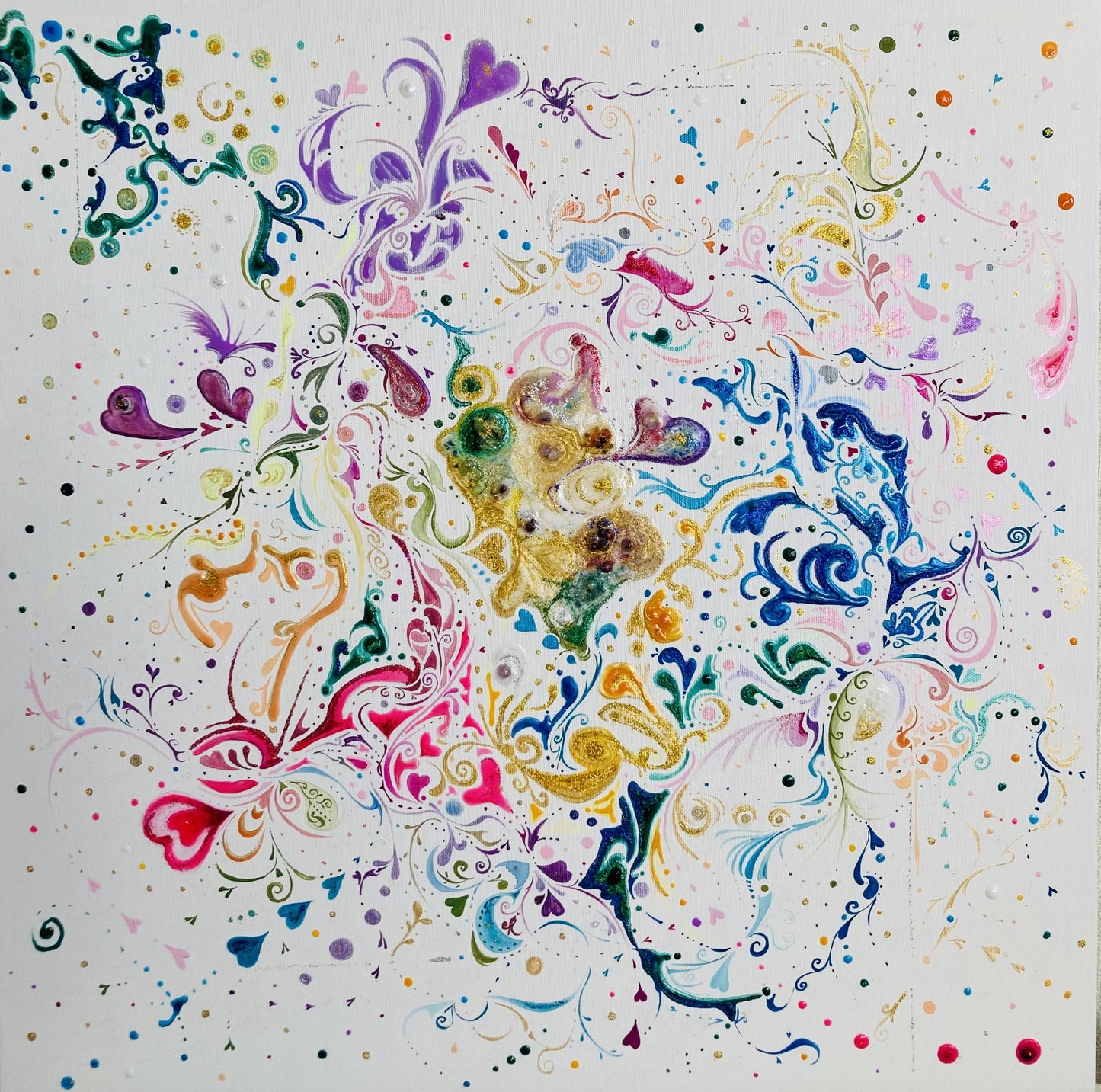 愛と光の絵 "what a wondafur world" - FROM ARTIST