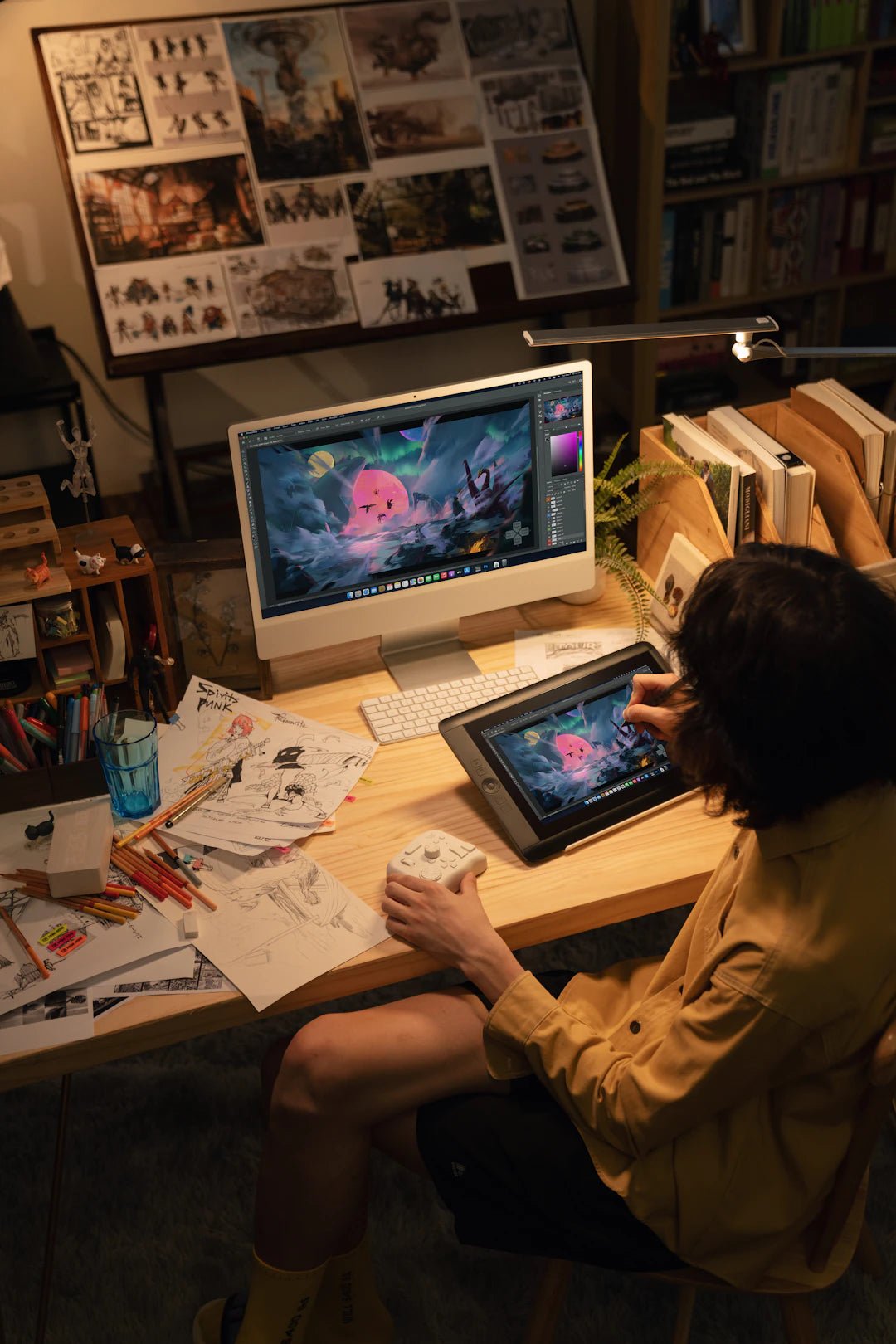 現代アートの空間を彩るデジタル絵画作品 - FROM ARTIST