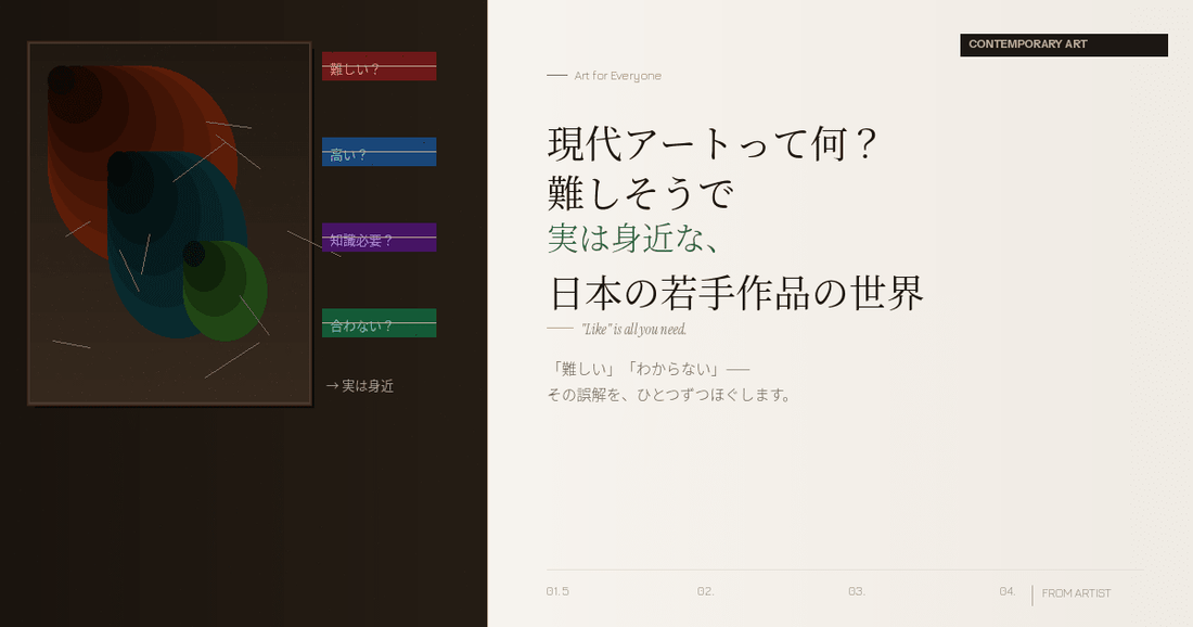 現代アートって何？ 難しそうで実は身近な、日本の若手作品の世界 - FROM ARTIST