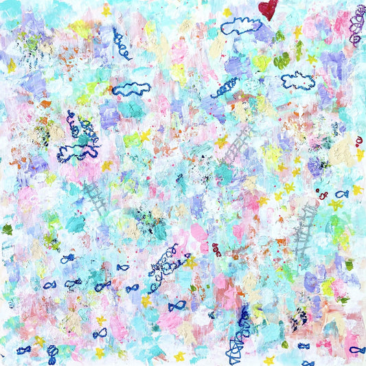 色が溶け合う瞬間を描く――橋本里美の抽象世界 - FROM ARTIST
